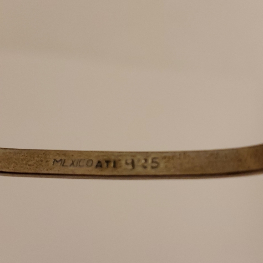 Sterling silver bangle bracelet 925 - Picture 2 of 7